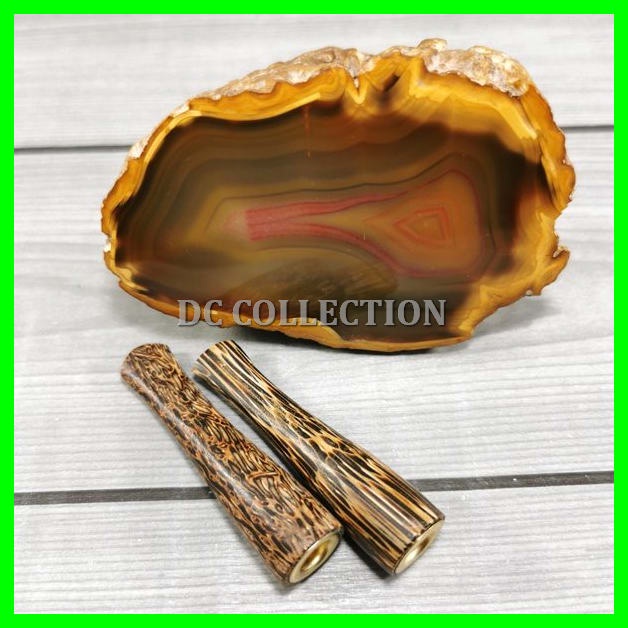 Pipa Cangklong Once Kayu Aren Mini Original Dengan Ring