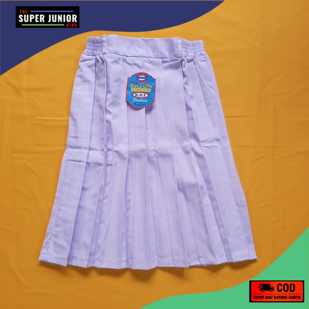 Rok Pendek Anak SD Putih Rok Sekolah Putih Pendek