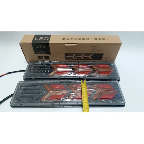 Stop lamp Panah Vol Lampu Stop lamp Stoplamp Aksesoris Variasi Mobil Truk Truck Mobil Besar Mitsubishi Hino Tata Volvo UD Toyota Isuzu Kipas Dan Lain Lain Universal Pj6 46 cm Voltase 24