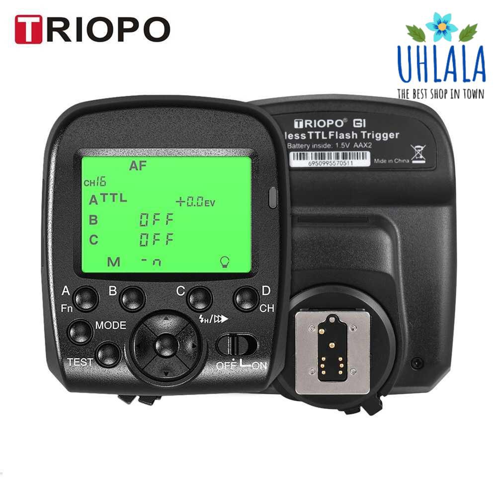 TRIOPO Wireless Flash Trigger Dual TTL WIdescreen LCD 1/8000s HSS - G1