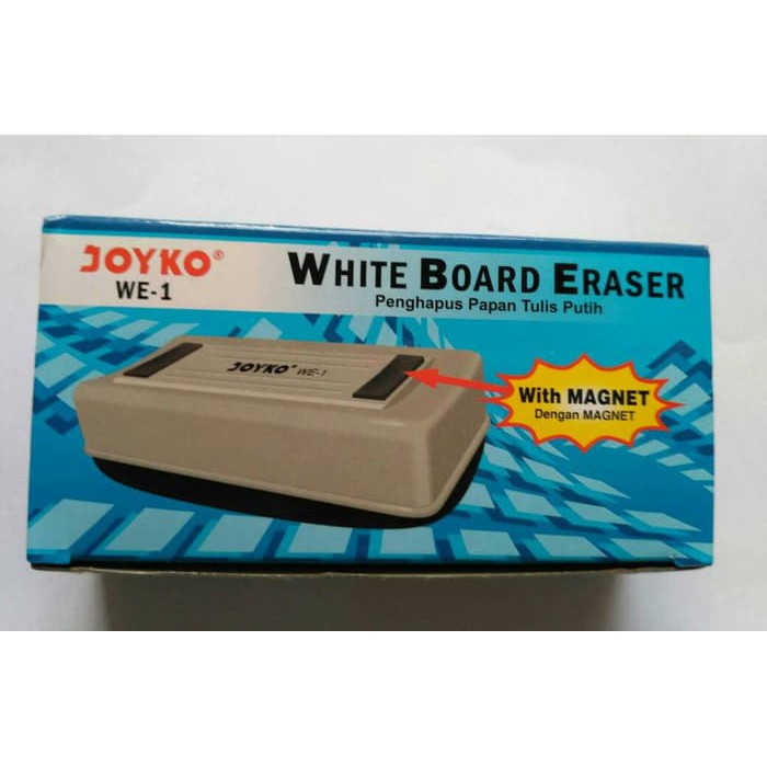 

JUAL PENGHAPUS PAPAN TULIS - WHITE BOARD ERASER JOYKO WE1 ( DENGAN MAGNET )