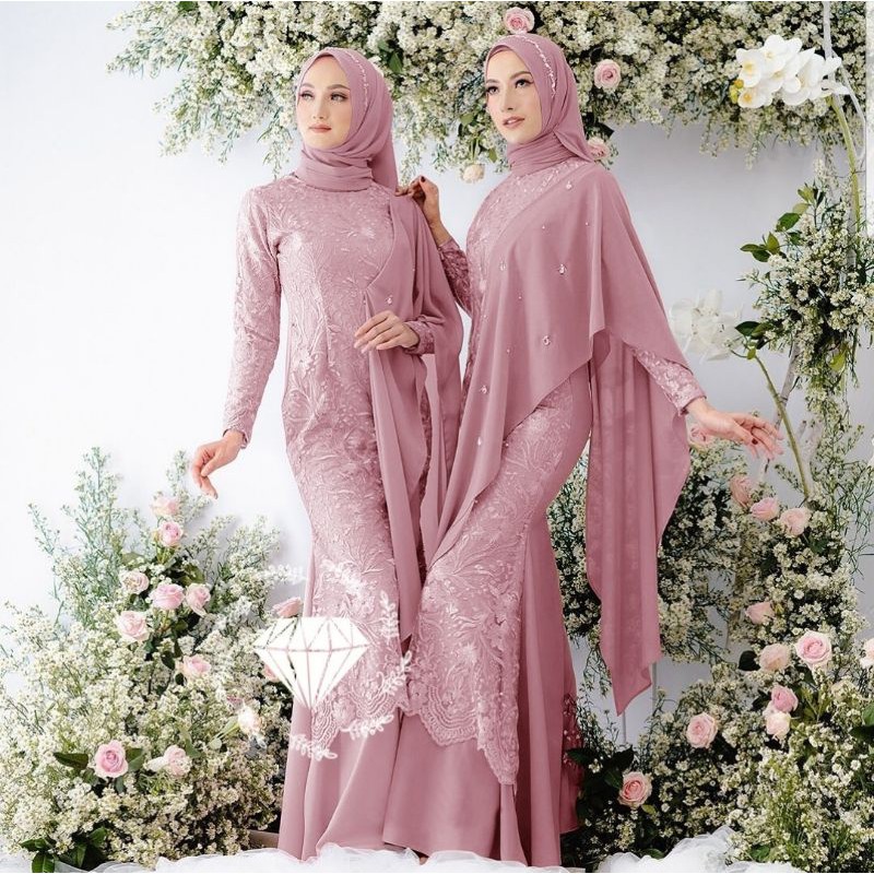 MAXY BELEZZA MUTIARA DUYUNG, BRUKAT MOSCREPE, GAMIS HIJAB MUSLIM, DRESS MAXY