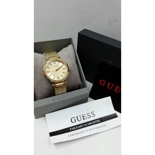 GUESS W0638L2 Soho - Jam Tangan Wanita - Gold