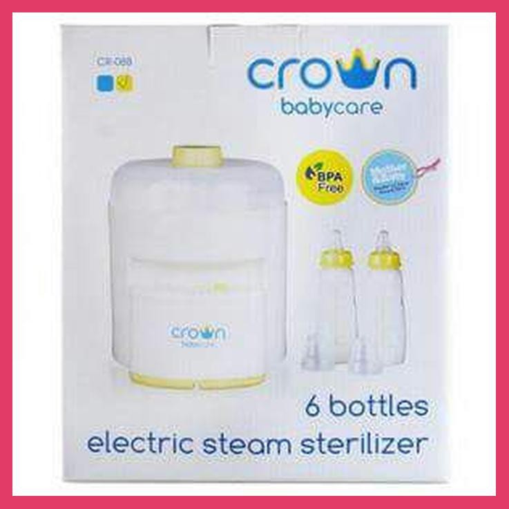 CROWN STERILLIZER BOTOL 6 / STERIL BOTOL SUSU BABY /STERIL BOTOL SUSU