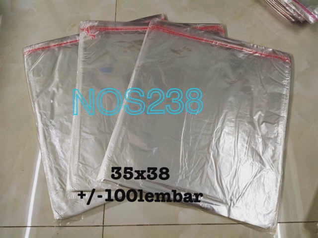 Plastik OPP Baju 30x37 / 35x39