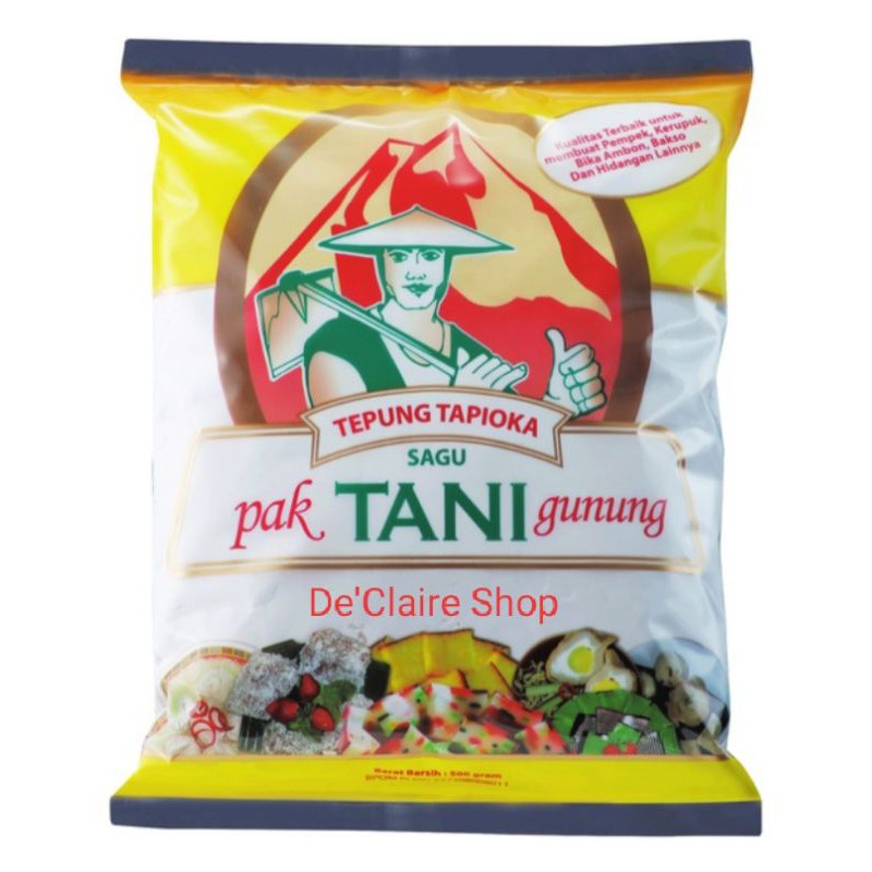 

Tepung Tapioka Cap Tani Gunung 500gr