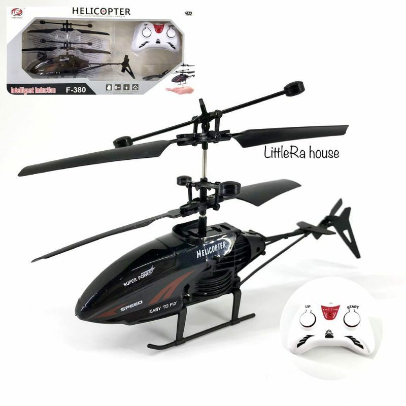 Helikopter Remote Control Mini Sensor RC Led Sensor Helicopter Terbang Dengan Cahaya Mainan bisa COD