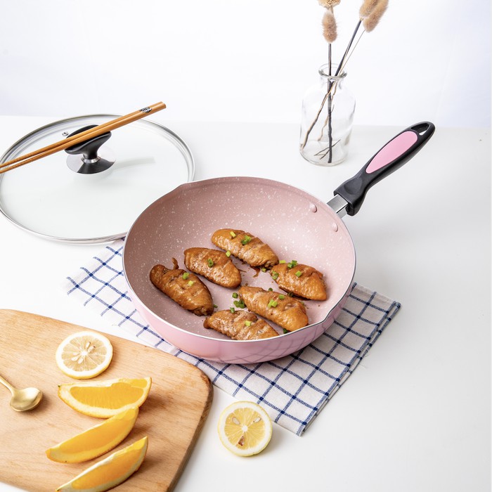 Teflon Masak Pake Minyak Pan Cook Peralatan Dapur Alat Masak Perlengkapan Rumah Tangga