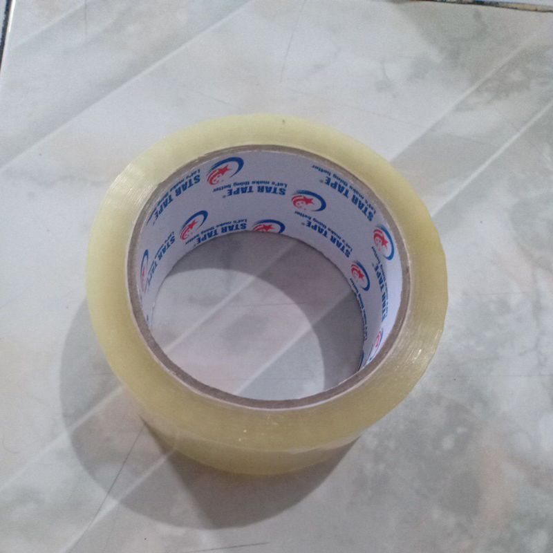 lakban SEVEN STAR TAPE / lakban transparan / solasi bening / lakban 100yard / lakban murah / lakban 