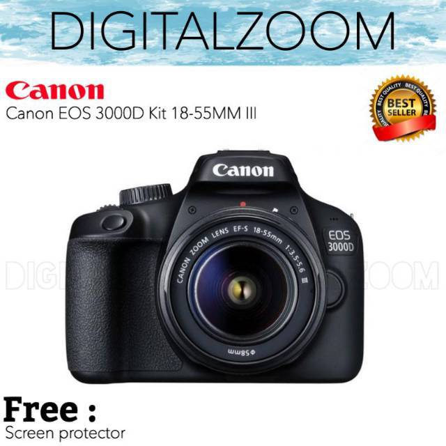 CANON EOS 3000D KIT 18-55MM III - CANON 3000D