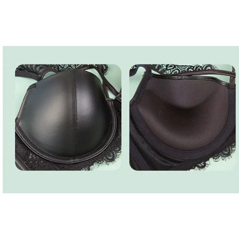 UIY Bra Set Lingerie Sexy Latex Bellemyst 5221