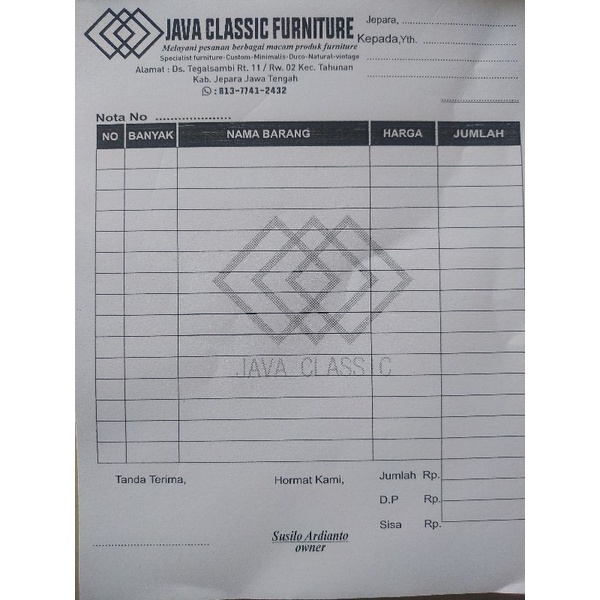 DP KURSI TAMU BOX MINIMALIS FINISHING NATURAL