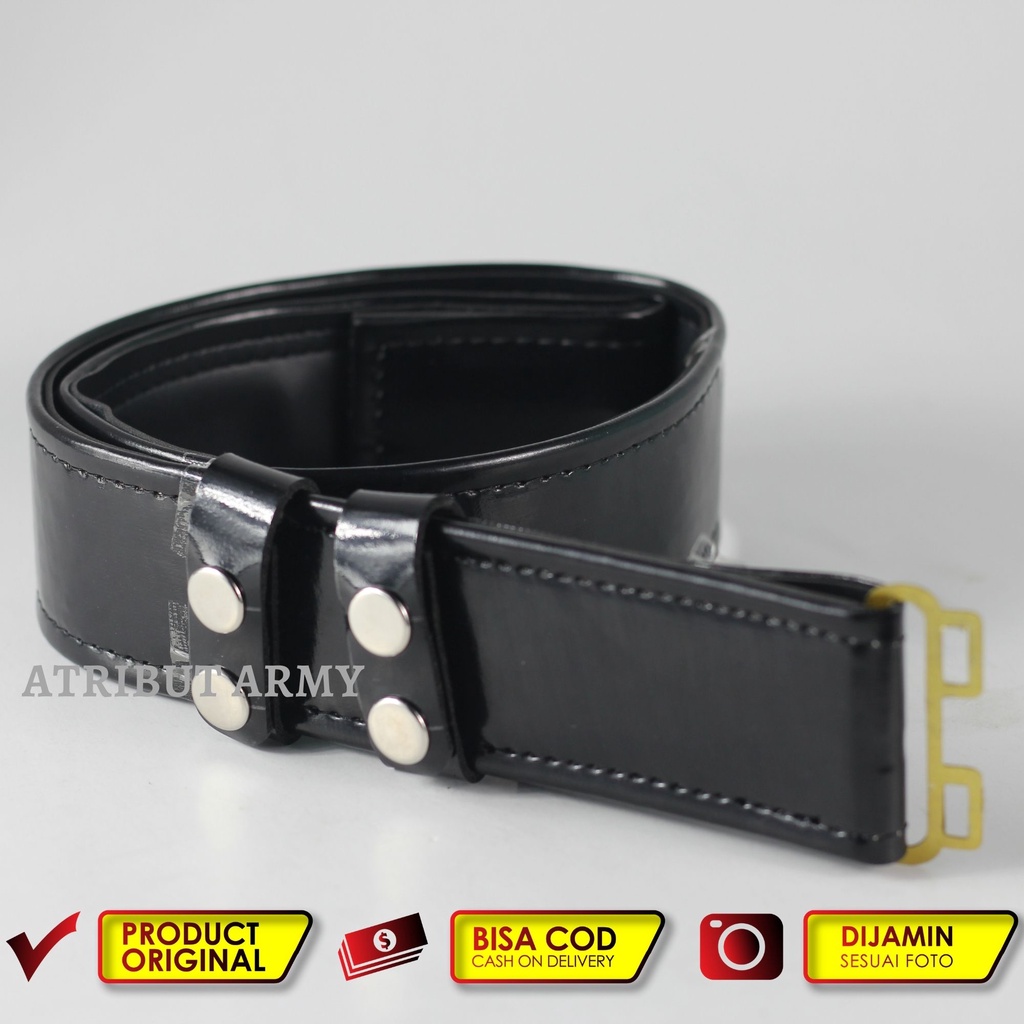 SABUK / KOPEL IKAT PINGGANG SECURITY SATPAM POLOS , SABUK SAJA