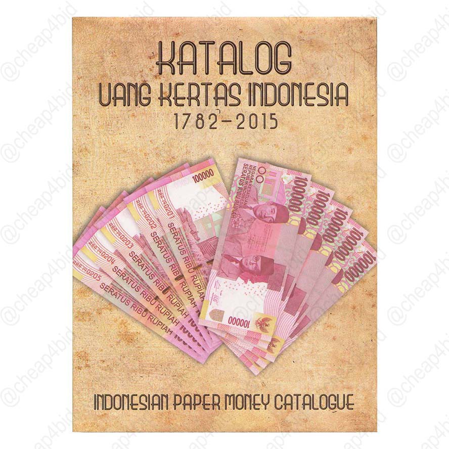 KATALOG UANG KERTAS INDONESIA HARD COVER