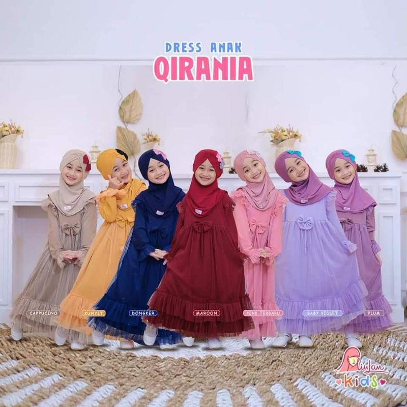 DRESS ANAK QIRANIA ORIGINAL MIULAN