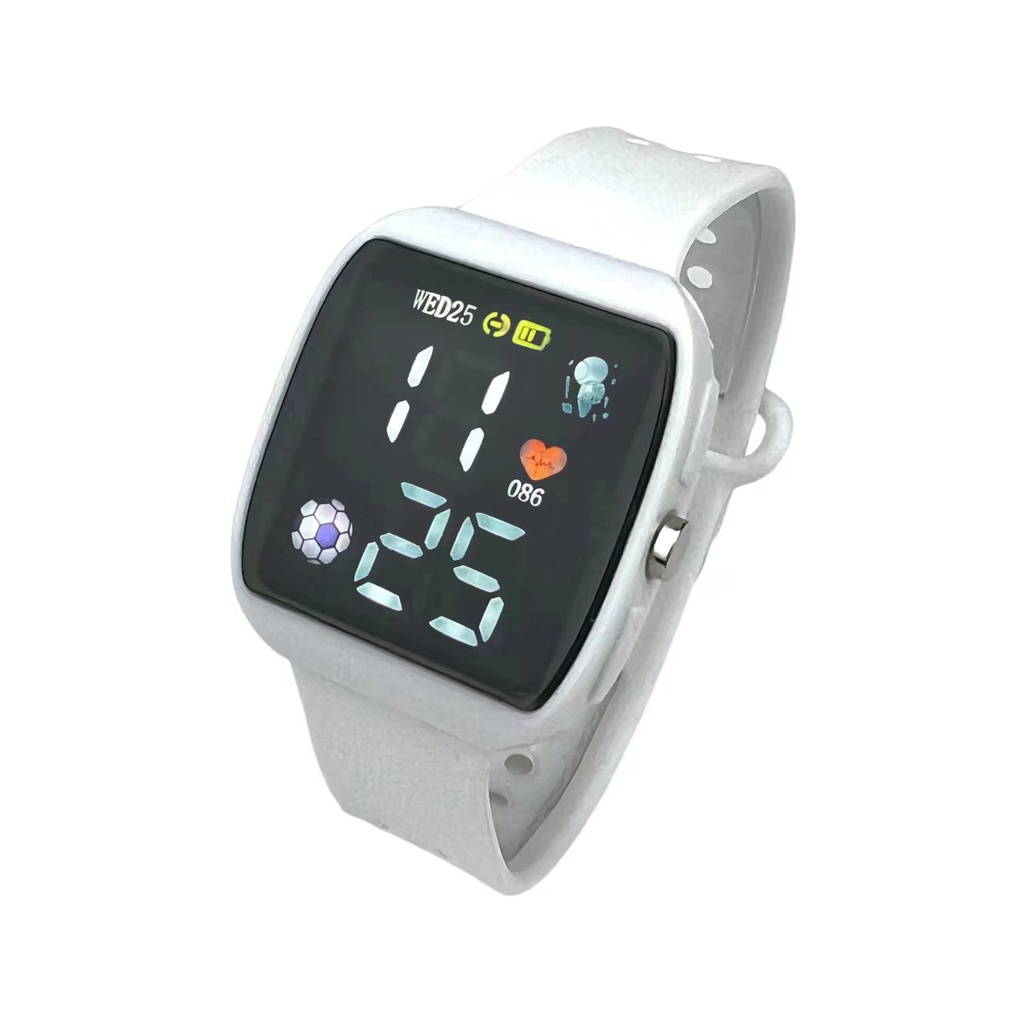 Jam Tangan Digital LED Anti Air Rubber Electronic Fashion Import Pria Wanita Anak Remaja Premium M170