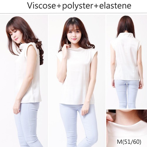 Atasan Wanita Blouse Kemeja ORI Branded Mexx Caps White