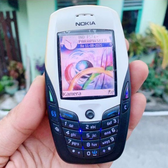 (TERJUAL) NOKIA 6600 HP JADUL SECOND ORIGINAL KLASIK KAMERA MUSIK HANDPHONE NOSTALGIA