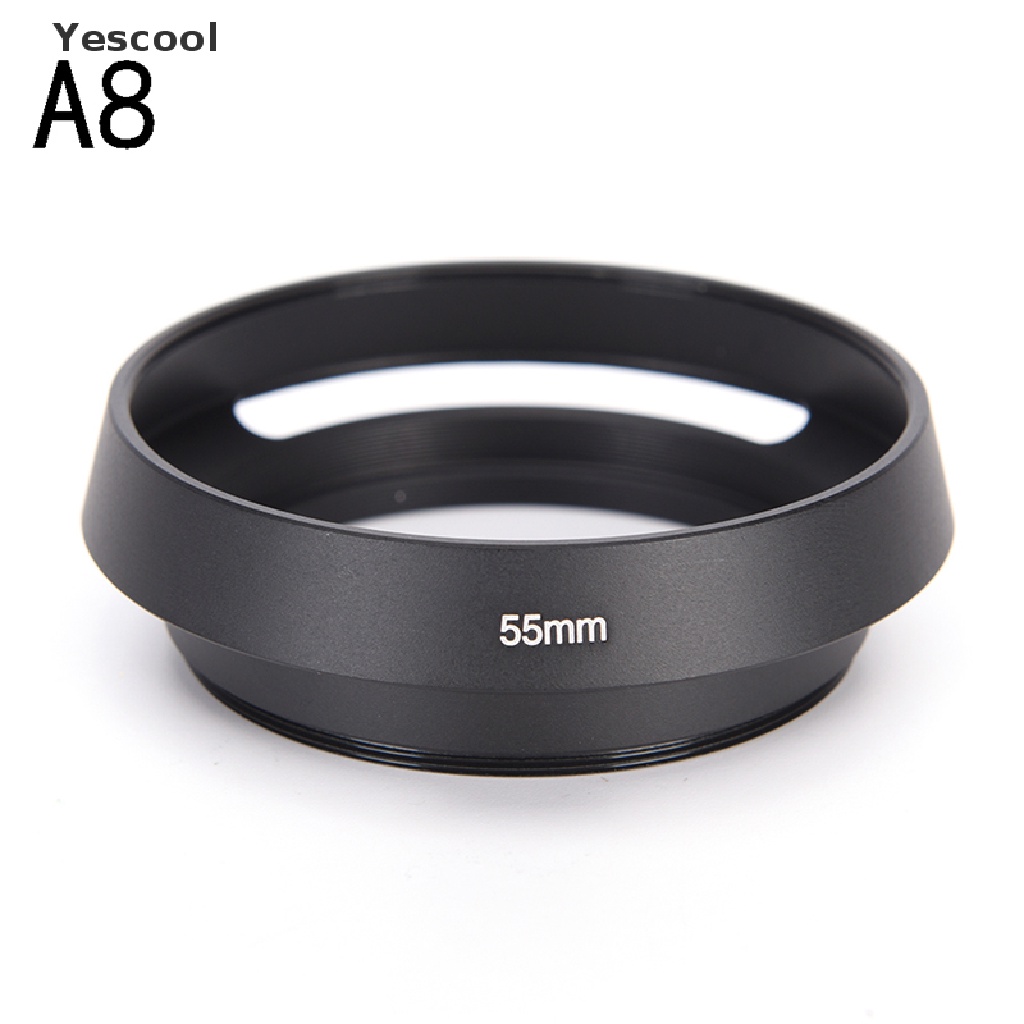 Yescool 37 39 40.5 43 46 49 52 55 58 62 67mm Pelindung Lensa Kamera Leica Canon Nikon