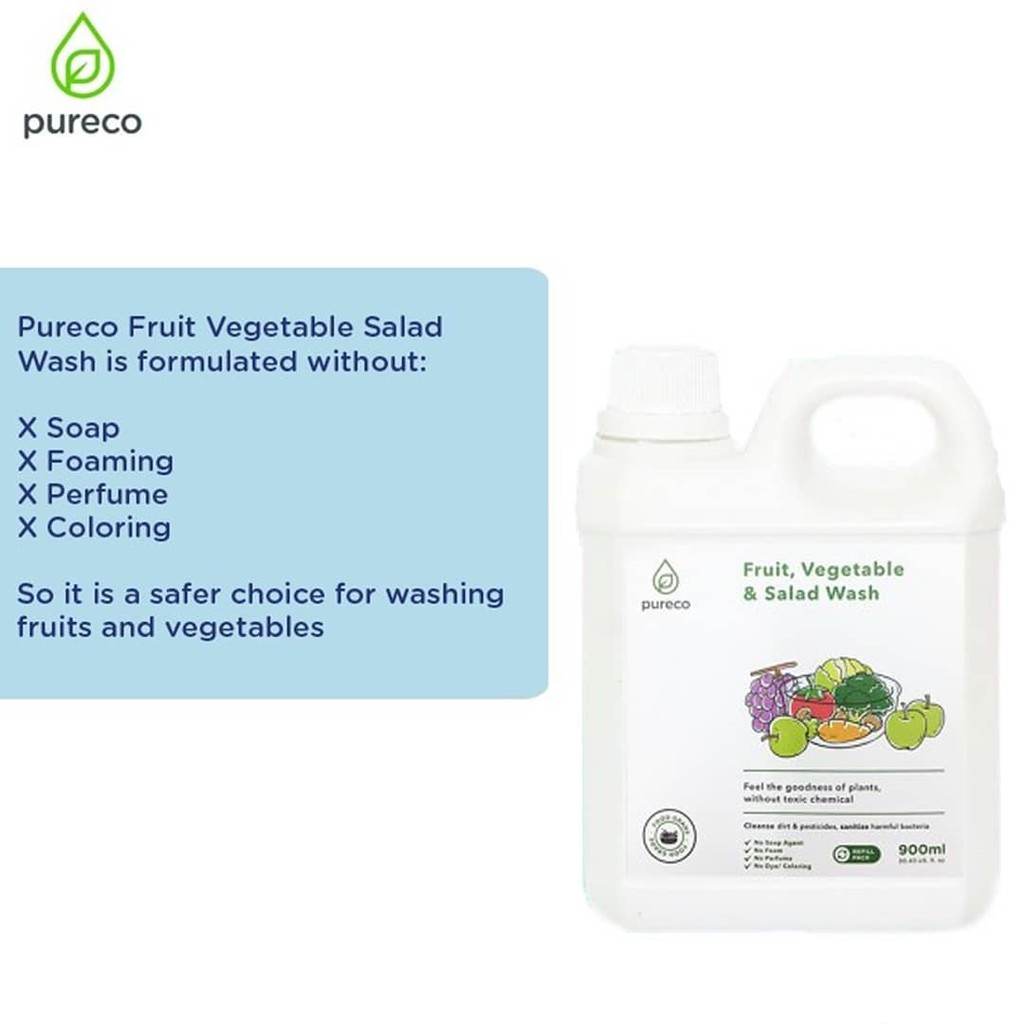 Pureco Fruit, Vegetable &amp; Salad Wash