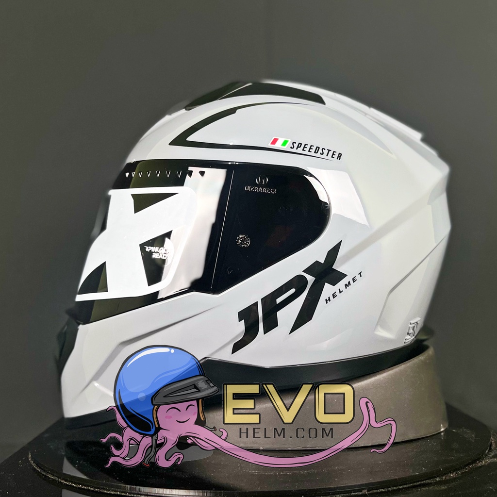 HELM JPX X-819 SOLID GREY ORIGINAL ( ONGKIR 2KG ) - JPX 819 GREY HELM FULL FACE ORIGINAL JPX