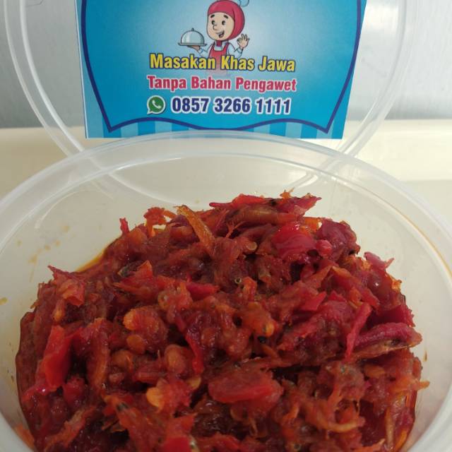 

Sambel teri lombok abang