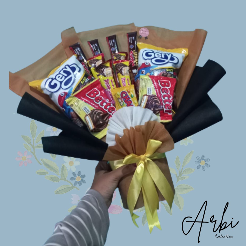 

BUKET SNACK / BUCKET SNACK / BOUKET SNACK / BUKET WISUDA / KADO ULANG TAHUN / KADO