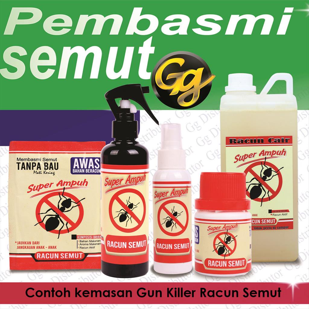 GUN KILLER PEMBASMI SEMUT 100 ML INSEKTISIDA