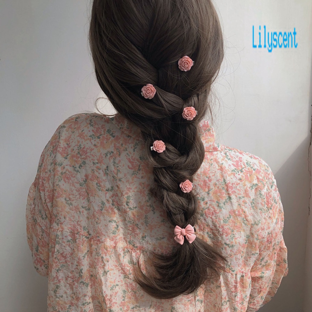 Lily Jepit Rambut Bentuk Bunga Elastis Untuk Wanita