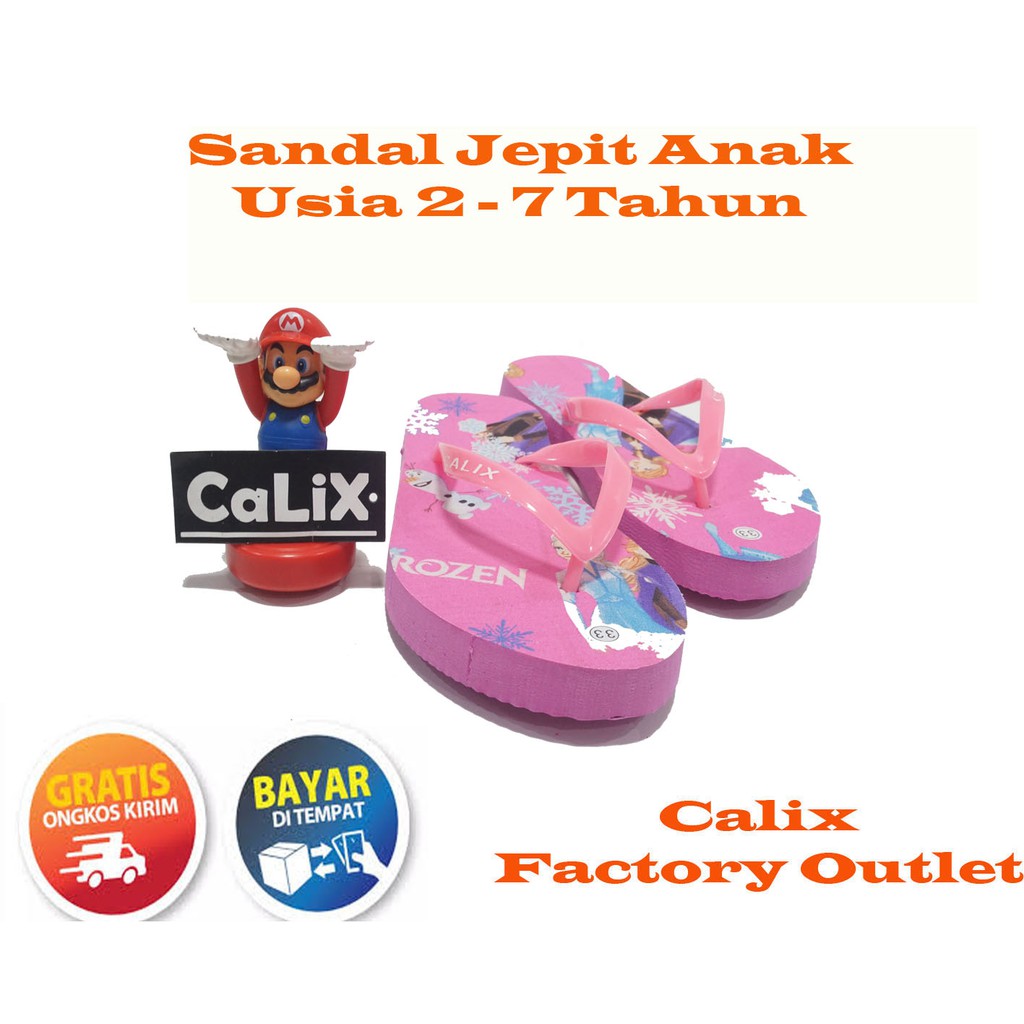 Sandal Jepit Anak Frozen