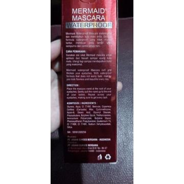 Mermaid Mascara 9ml Original BPOM / mascara duyung