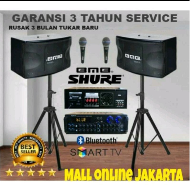 Paket karaoke bmb 10 inch Original Sound system rumah