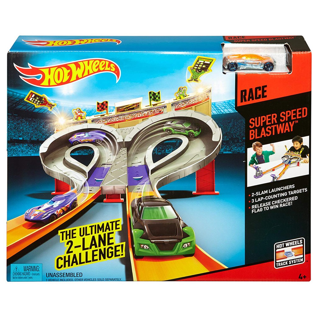 hot wheels super speed blastway track set