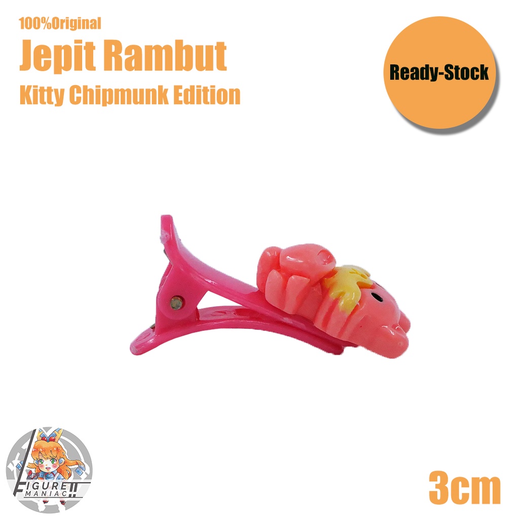 Jepit Rambut - Kitty Chipmunk Edition 3 Cm