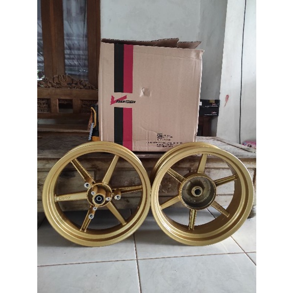 VELG RACING AEROX VENOM STARMAX VROSSI RING 14 GOLD