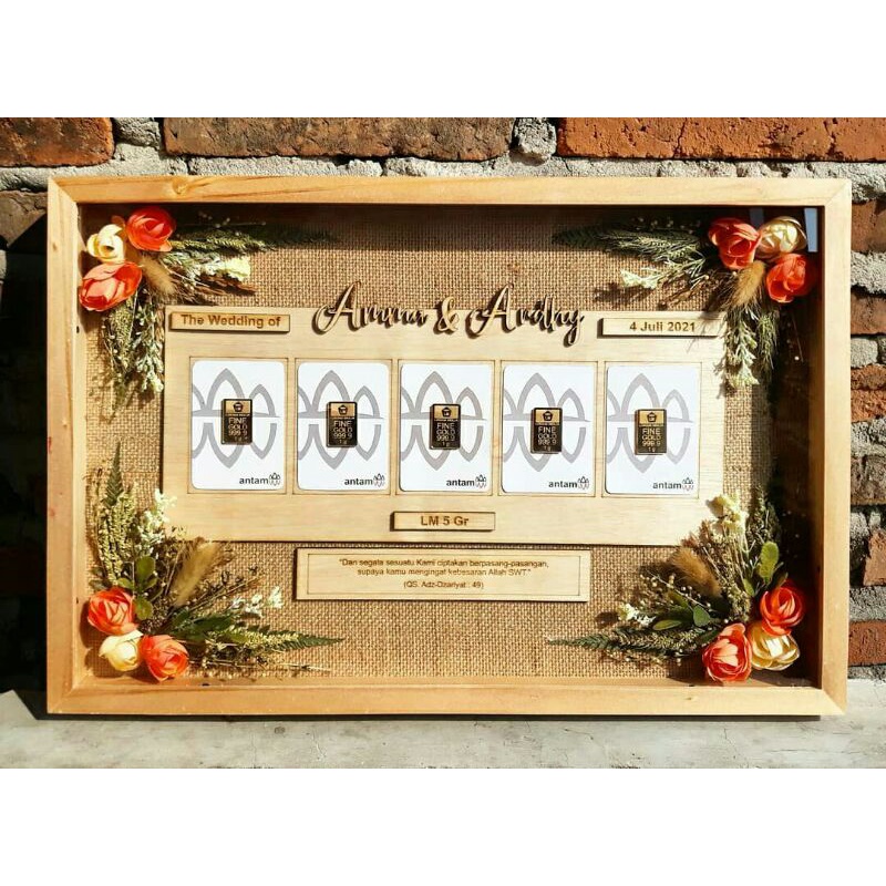 mahar pernikahan rustic / mahar nikah / mahar pernikahan