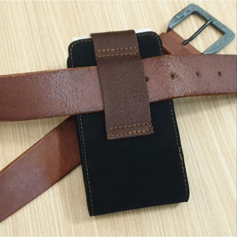 Sarung Hp Double Kulit Asli Elegan Universal