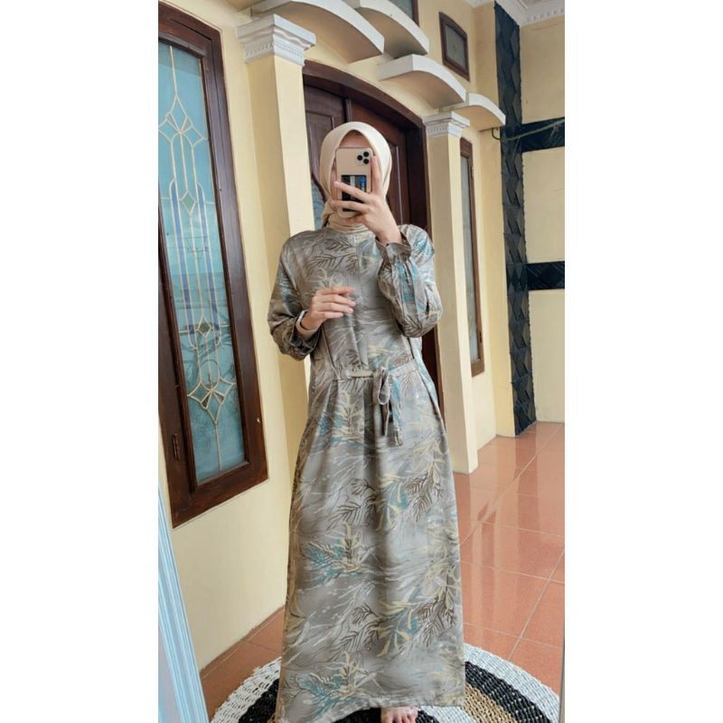 Dress Casual Wanita Muslim Premium Ashilla Dress Dior Silk Premium