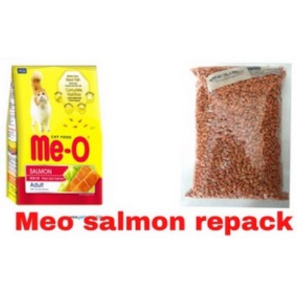 MEO SALMON REPACK 500GR/meo salmon repack 500gr/makanan kucing/DRY FOOD