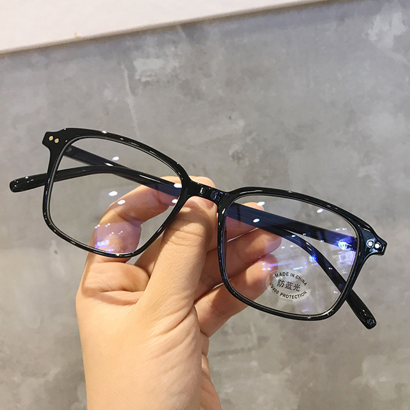 Ins Square Glasses Frame Fashion Anti-Blue Light