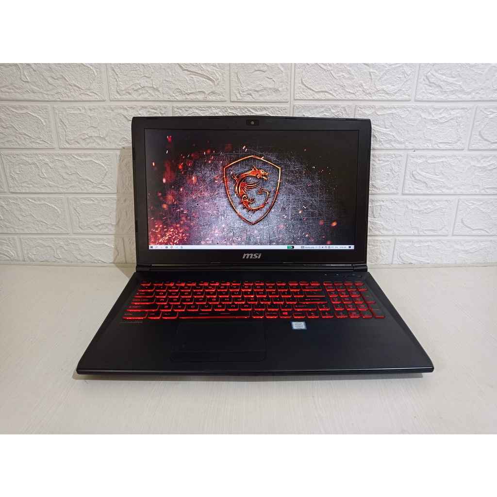 MSI GL62M 7REX Core i7 Gen 7 SSD VGA Nvidia GTX 1050Ti Laptop Gaming Second gtx1050ti