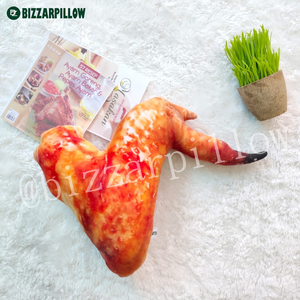 Bizzarpillow Bantal Sayap Ayam Paha Ayam Size M BZ117