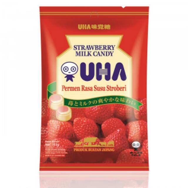 

UHA candy MIlk / mint / matcha / strawberry 103gr