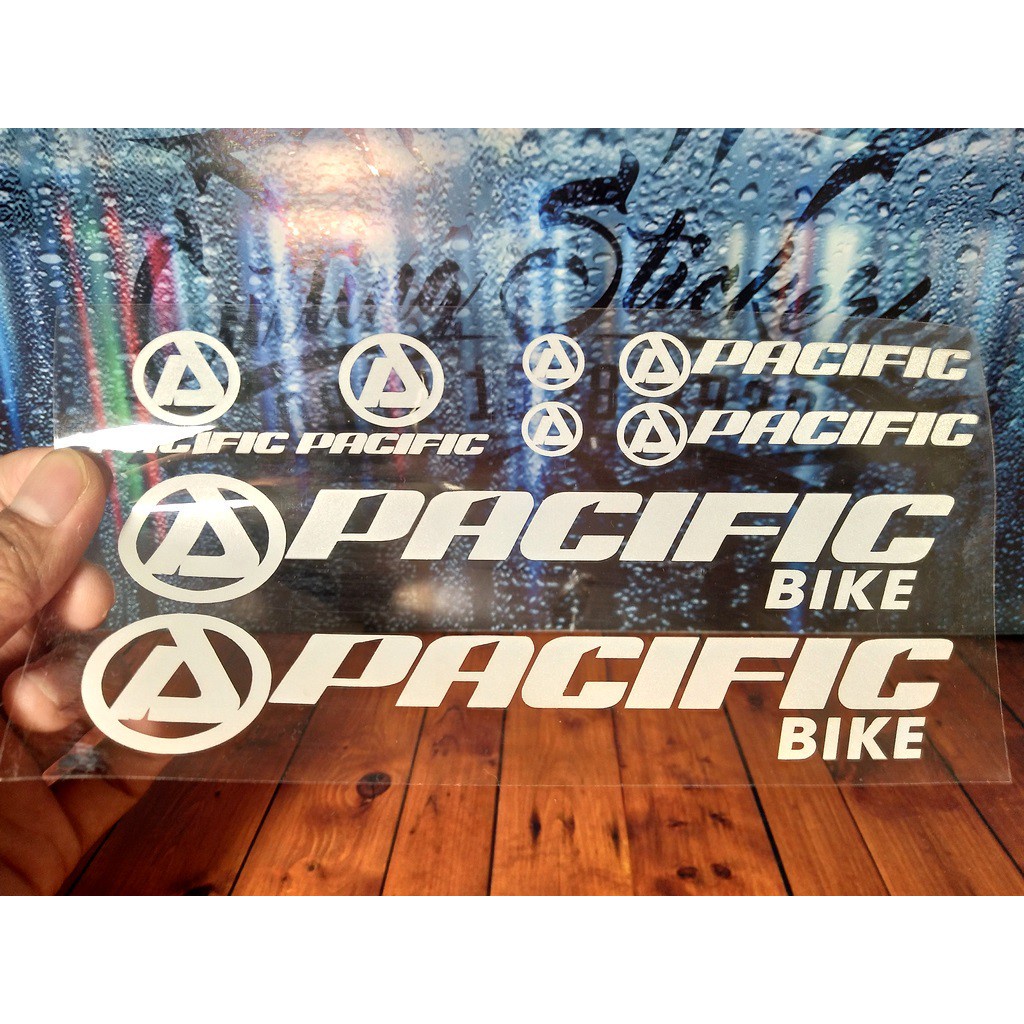 Cutting Stiker Pacific Variasi Sepeda Sticker Frame Aksesoris Body Style Lipat Keren Decal Striping Bike Road Fixie Mtb Balap Timbul Universal Murah Reflective Nyala Tahan Air Bodi Hologram Batang Gunung Anak Sepedah Kustom Modif