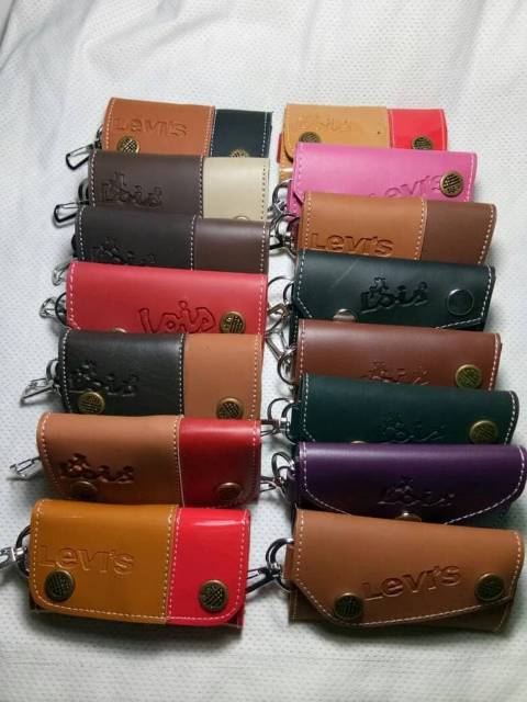 Dompet kulit stnk/gantungan kunci motor/mobil/souvenir pernikahan