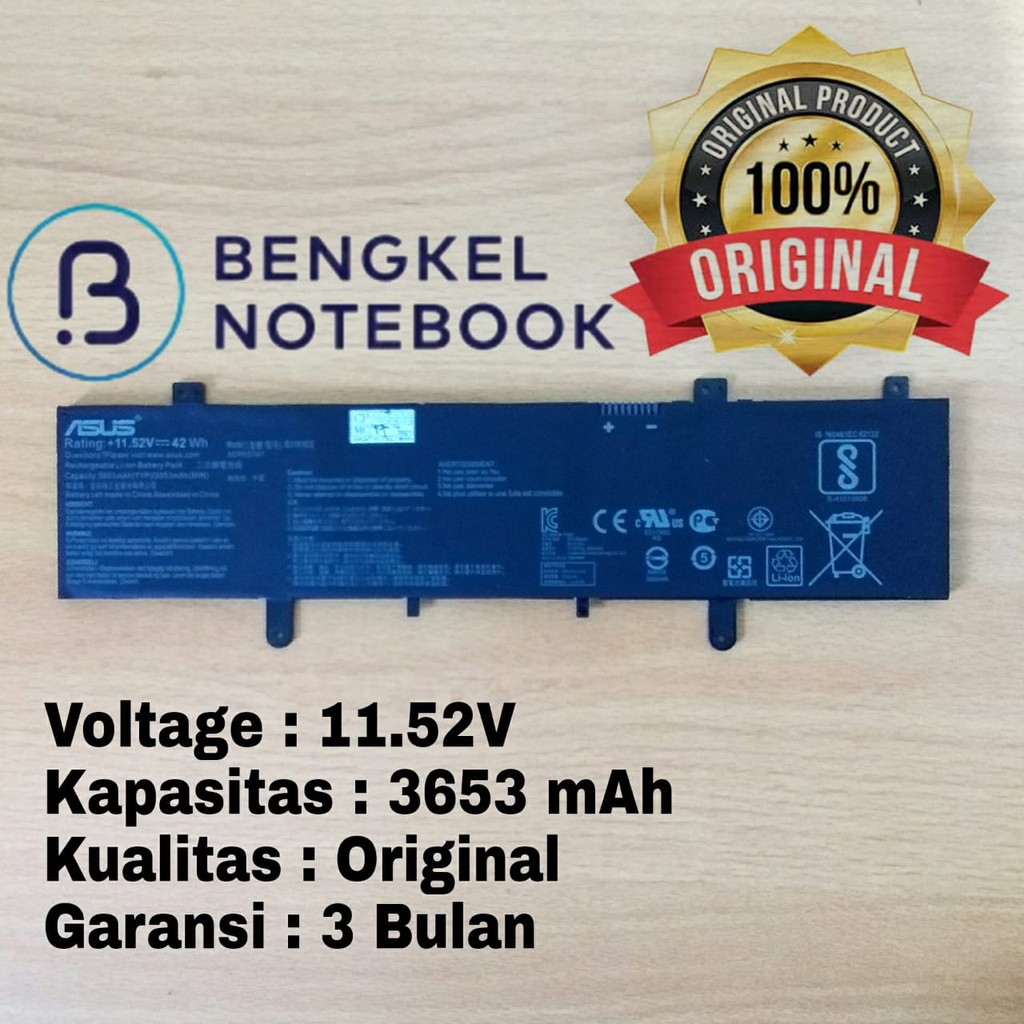 Baterai Asus Vivobook 14 X405UA X405UR X405UQ B31N1632 Original