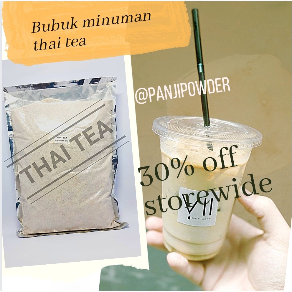 bubuk minuman rasa tea 1kg serbuk minuman aneka rasa bubuk minuman kekinian powder minuman tea 1kg