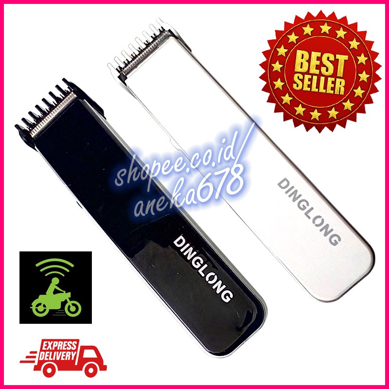 DINGLONG RF-190 Hair Clipper Alat Cukur Rambut Bulu Cambang, Brewok