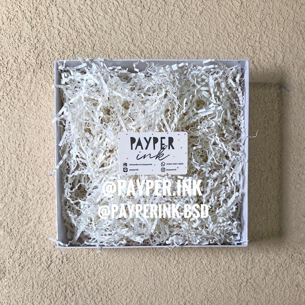 

Shredded Paper Payper Ink / Premi Matte / Ivory White / 150 G / Crinkle Cut