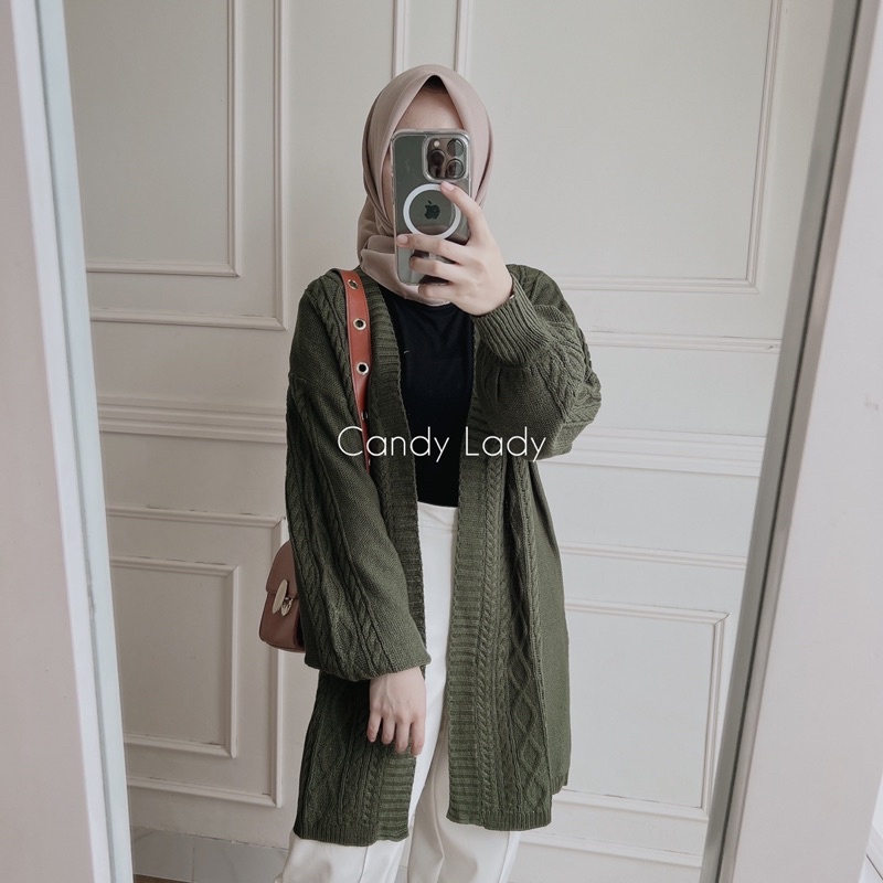 Clara Import Long Cardy Rajut Premium